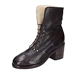  MOMA Stiefeletten Damen Leder braun 37 EU
