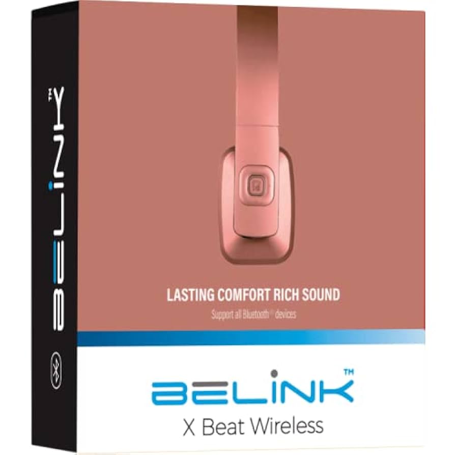 BELINK X Beat Wireless ワイヤレス　ヘッドホン X Beat Wireless Red