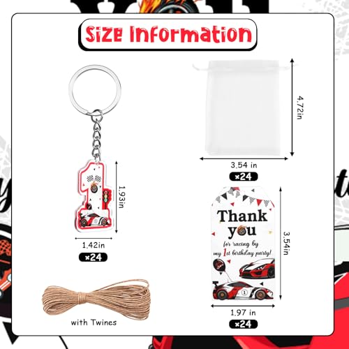 Image of Party Favors Theme Baby-Shower Keychain Set