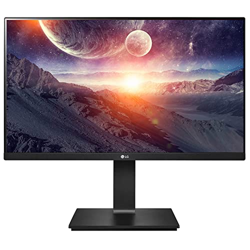 LG 24 inch (60.45 cm) QHD (2K) 2560×1440 Pixels, IPS-sRGB 99%, Height Adjust, Pivot (2Way), Swivel, Tilt, USB-C (65W PD) Display Port, HDMI, Black Color – 24QP750
