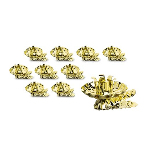 Idena 31893 - Baumkerzenhalter für den Weihnachtsbaum, 10 Stück in...