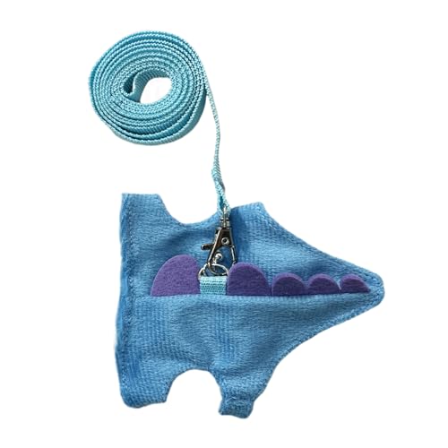 BommFu Harnais pour hamster - Laisse pour lapin et furet - Accessoire souple pour jeunes animaux de compagnie - Chinchillas - Promenades quotidiennes -...