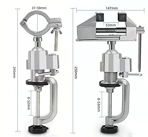 image for SunXuan Table Vise 360° Swivel Base Universal Home Vise Portable Benc