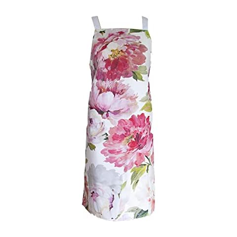 Wipe Clean Acrylic Coated Apron Floral Cover