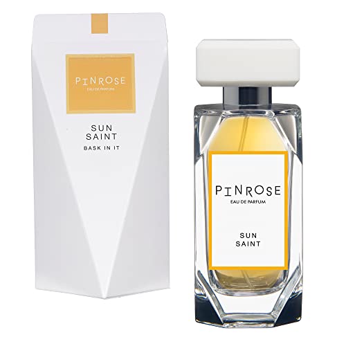 Pinrose Perfumes Sun Saint - Eau De Parfum Fragrance Spray For Women - Clean, Vegan, Cruelty-Free, And Hypoallergenic Scent With Essential Oils - Notes Of Lime, Sea Salt, Sun-Warmed Coconut Wood, Eucalyptus, Sandalwood And Cashmere Musk #TOP1