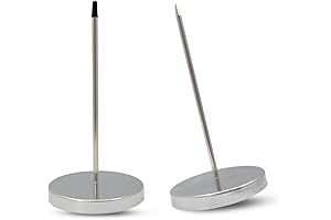 2 Pcs Desk Receipt Holder Spike: The Epitome of Restaurant Check Spindle