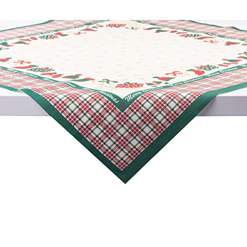 Mitteldecke Weihnachten Papier 26 Sovie Home Tischdecke Amy in Grün-Champagner aus Linclass® Airlaid,...
