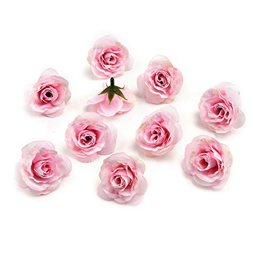 Fake Flowers Bulk Artificial Flowers Spring Outdoor Rose Flowers Head Silk Flowers For Crafts Wedding Home Christmas Decoration Diy Wreath Scrapbook Gift Box Decor 30Pcs 4.5Cm (Colorful) #TOP3