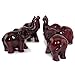 We pay your sales tax Set of 4 Feng Shui Red Elephant Statues Wealth Lucky Figurines Home Decor Housewarming Congratulatory Gift (A10267)