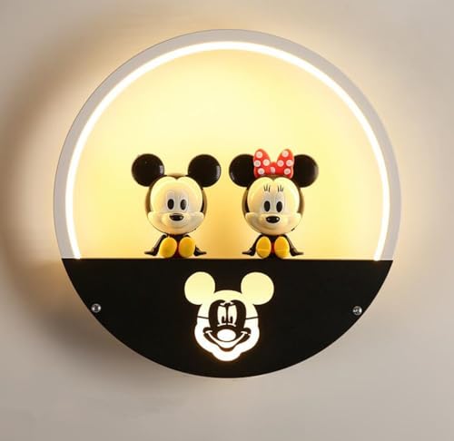SXYSXYSXY LED Mickey Niños Regulable Aplique