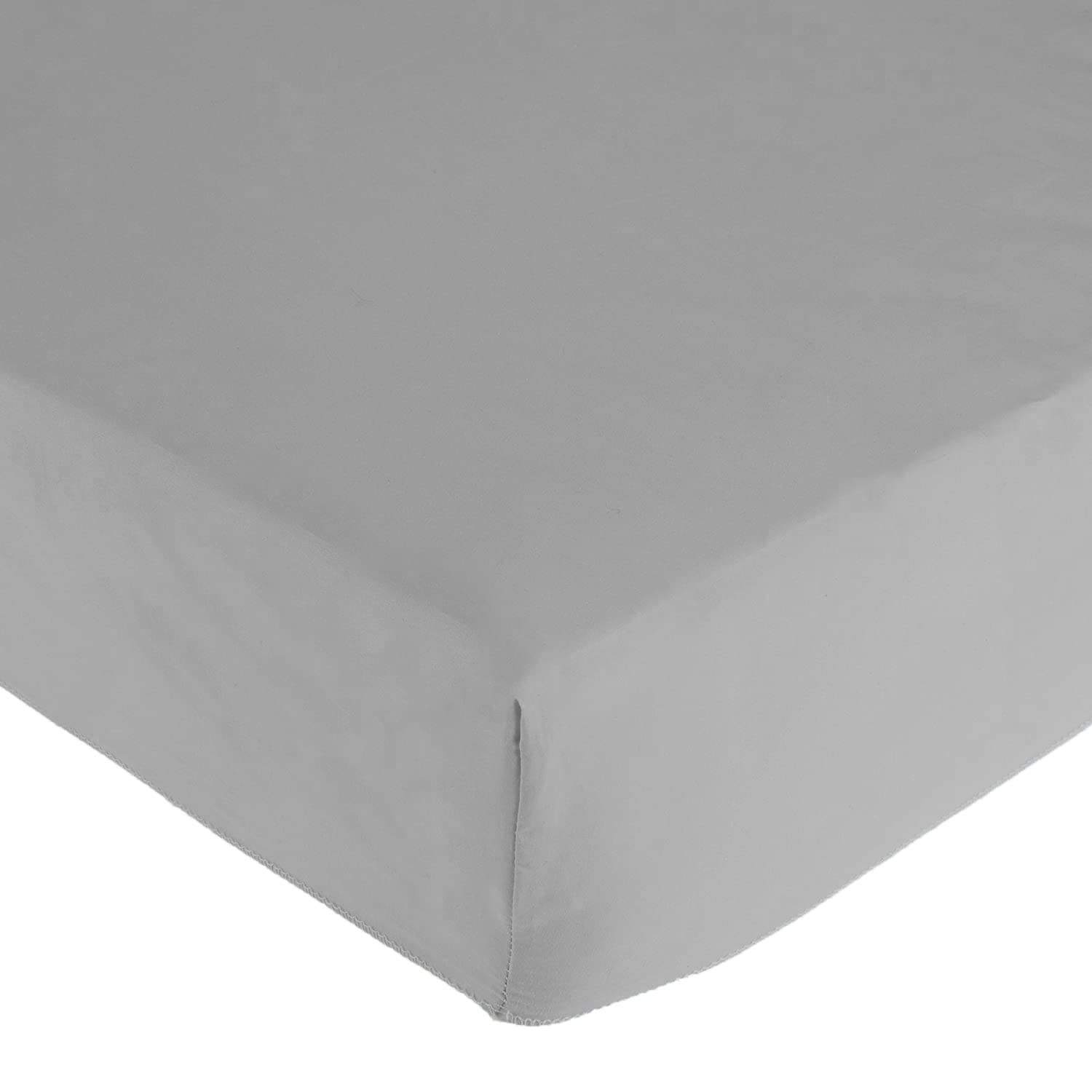American Baby Company Sábana de Microfibra estándar para el Cuidado del día, Gris, 24 x 48 x 4 Pulgadas, para niños y niñas