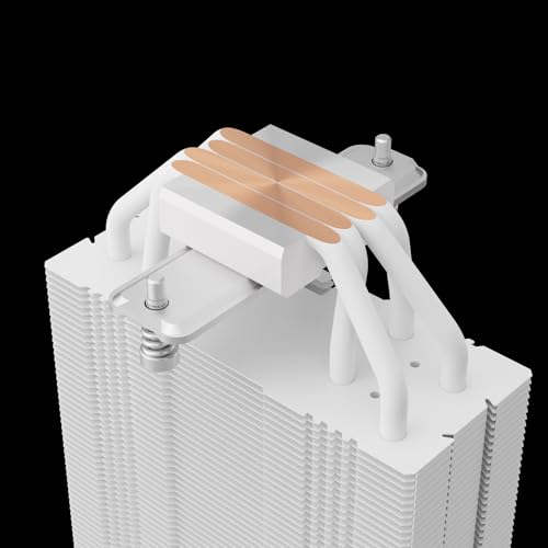 Image of Gamdias Boreas E2-410 WH CPU Air Cooler, 4 Copper Heat Pipes, 120mm Hydraulic Bearing PWM Fan, Support LGA 1700 /1151 /1150 /1155 /1156 /1200 /2011 /2066 /AM5 /AM4
