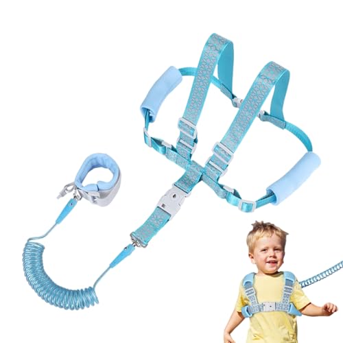 Renchey Arnés Infantil con Correa | Correa De Protección Para Bebés Con Reflejante | Arnés Reflectante Ajustable Conexión Antipérdida Muñeca Con Seguro Para Niña Y Niño Paseos Al Aire Libre Control