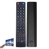 Telecomando di ricambio per TV – funziona perfettamente per tutte le Smart TV LCD LED 3D HD – nessuna configurazione richiesta Technika/Blaupunkt telecomando nero