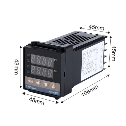 Régulateur de température industriel intelligent PID RKC REX-C100 220V boîtier numérique - 4