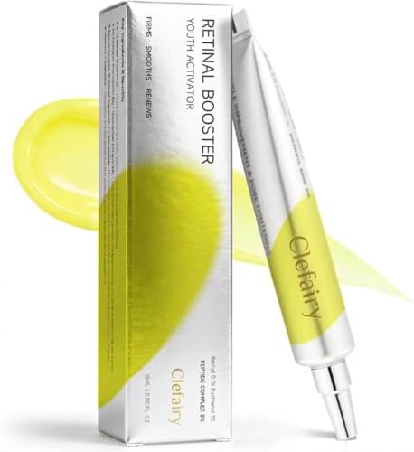 Image of Clefairy Retinal Shot Tightening Booster, Retinol Cream, Retinol Night Cream for Women Anti Aging, Wrinkles & Fine Lines, Retinol Serum for Face Moisturiser, Firmer Skin, Boosts Skin Renewal, 15ml