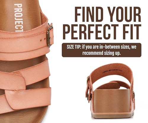 Image of Project Cloud Platform Sandals Women - Strappy Wedges with Comfortable Plush & Soft Insole - Lightweight & Non Slip Platform Sandals for Women 2026