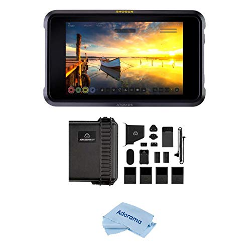 Atomos Shogun 7 7" HDR Pro/Cinema Monitor-Recorder-Switcher Bundle 7" Accessory Kit for Shogun 7, Cloth