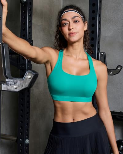 Image of RUNNING GIRL Sports Bras for Women, Molded Cup High Impact Sports Bra Workout Bras for Women High Support Racerback