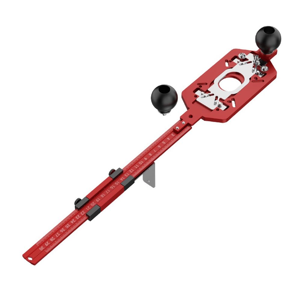 Position de rainurage stable avec le gabarit de cercle de routeur A
