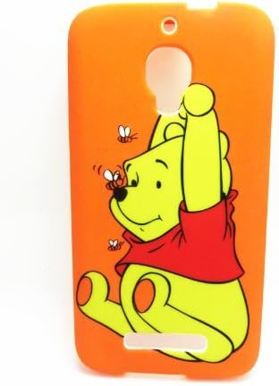 Cute Lovely Bear Winnie the Pooh Stitch Alien Soft TPU Case Cover For Smart Mobile Phones (ALCATEL One Touch Fierce 2 7040T / Pop Icon A564c , Winne the Pooh)