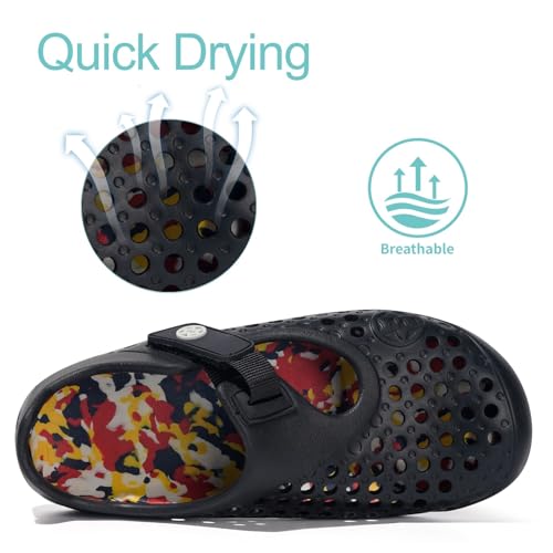 Image of Water Shoes for Kids Swim Aqua Shoes Toddler Boys Girls Barefoot Sport Beach Pool Sandals Quick Dry Lightweight Breathable Slip on Sneakers (Toddler /Little Kid /Big Kid)