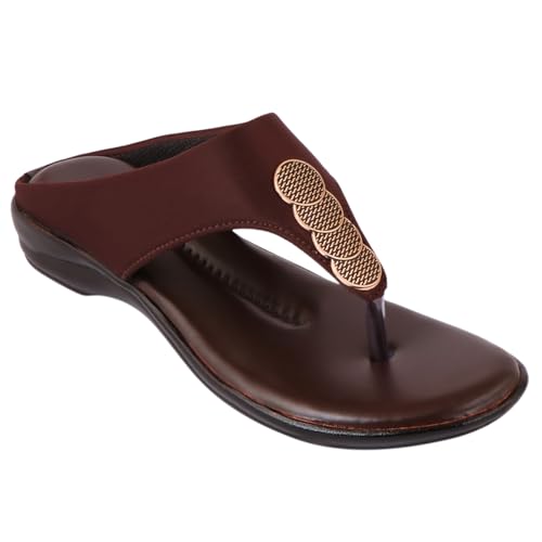 Image of Women's Fashion Sandal | Faux Leather, Comfortable & Stylish Wedges | Ideal for Casual & Formal