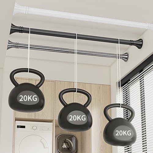 Tringle de tension sans trou pour douche, solution murs intacts - 6