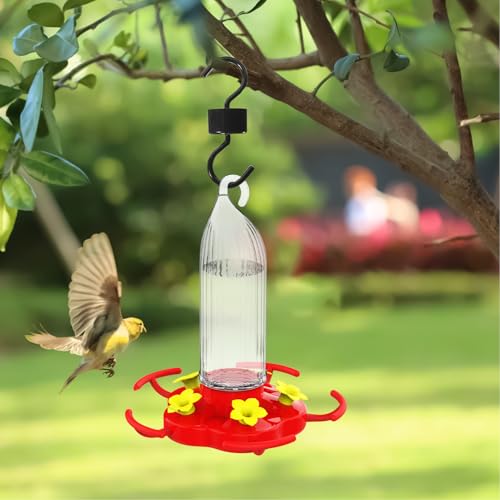 Distributeur automatique nourriture oiseaux jardin 470ml - 4