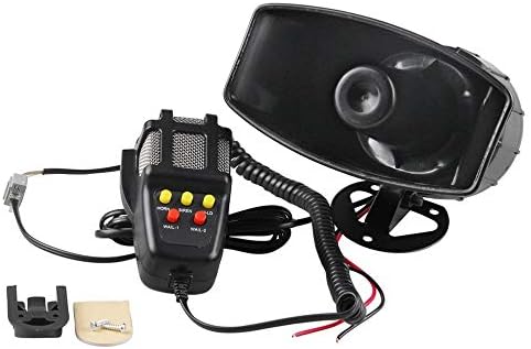 JICHUI Car Alarm Siren Altavoz de bocina de coche sirena electrónica de  alta definición de la propaganda de Hornos : Amazon.es: Coche y moto