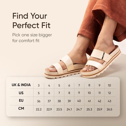 Image of Frido Women's Arch Support Wedge Sandals, Orthopedic Cushioned Platform Heels with Anti-Slip Sole, Comfortable Slip-On Footwear for Office, Travel, Daily Wear & Long Standing | Available in 3 Style- Buckle Strap, Velcro Strap & Classic Styles
