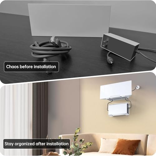Support d'alimentation satellite routeur V3 fixation murale kit internet - 3