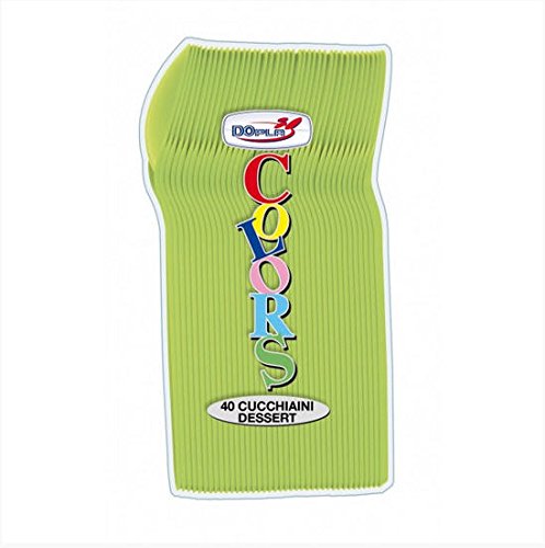 DOPLA SPA PZ, 40 cucharillas, Verde