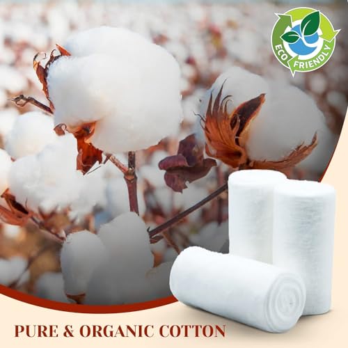 Image of THB (100gmX50), Pure Cotton Roll For Makeup Remover Cotton Pads For Face | Toner application |Ultra Soft |Cotton Facial Cleansing Wipes For Parlor and Baby Car 5 Kilogram Pack(100 Gramx50)