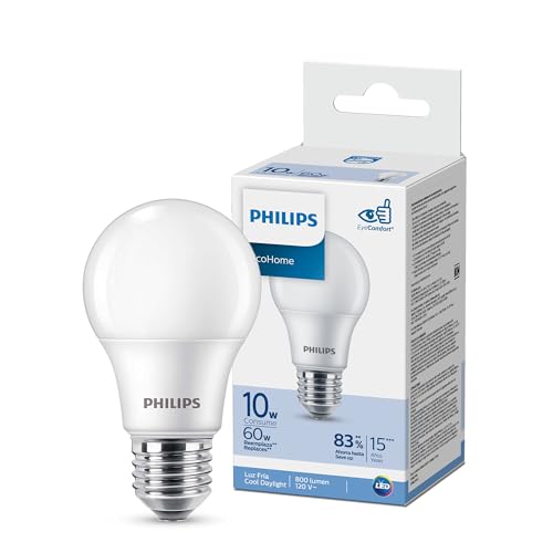 La Mejor Selección de Focos Walmart los más recomendados. 41 Philips LED Foco EcoHome Luz Fría 10W