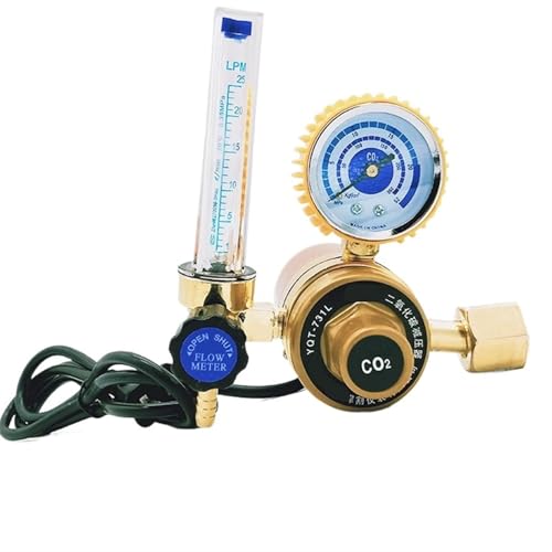 Carbon Dioxide Heating Pressure Gauge Regulator 36V 110V 220V Electrically Heated CO2 Reducer(36V)