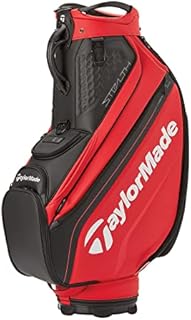 TaylorMade Unisex's Tour Cart Bag Staff, Red, Black & White, One Size