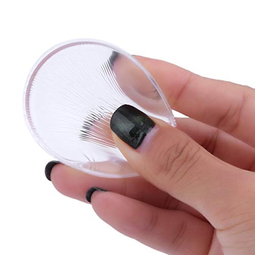 Preisvergleich Produktbild Goldyqin Tansparent Round Silicone Powder Puff Pad Gesichtsreinigung Reinigungsschwamm Beauty Cosmetic Makeup Foundation Tools Zubehör