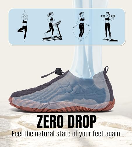 Image of Minimalist Barefoot Shoes for Women Men Wide Toe Zero Drop Lightweight Casual Sneakers