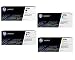 HP 508A Color LaserJet M553/ M577 Original Toner Cartridges, Black, Cyan, Magenta & Yellow