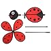 Produktbild Wanfor Bee Marienkäfer Windmühle Whirligig Wind Spinner Hausgarten Garten Dekor Kinder Spielzeug