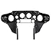 ALMULOO Front Batwing upper Inner Fairing Compatible with Harley Davidson 1996-2013 Touring Street Glide Electra Glide FLHX FLHTC FLHTCU FLHT Black ABS Plastic