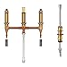 Moen 9797 Roman Tub with Shower Diverter 10-Inch Centers with 1/2-Inch PEX and 1/2-Inch CPVC Adapters