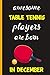 Awesome Table Tennis players are born in December : lined Table Tennis Notebook for Table Tennis players & Table Tennis coach | Birthday Gift For ... gift For Birthday & Christmas & Thanksgiving
