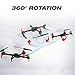 REMOKING RC Drone Racing Quadcopter Headless Mode 2.4GHz 360°flip 4 Channels Altitude Hold Indoor and Outdoor Sport Game Good for Children and Adult as Gifts 12mins Long Flight Time - Black