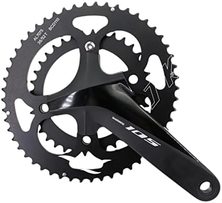 DJC Road Bike Chainring 110bcd 4 Bolts Oval 2X Chainring Double 52t 36t for Shimano 4700 5800 6800 105 R7000 R8000 R9100
