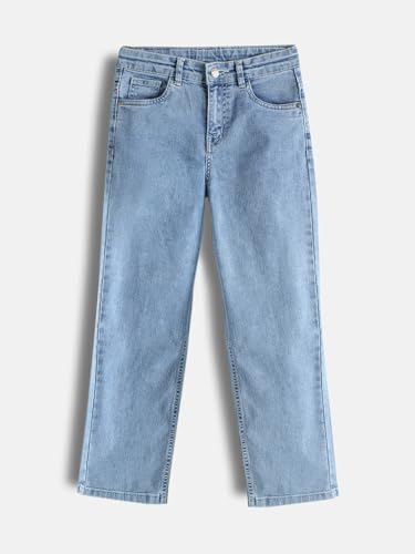 Image of Urbano Juniors Boy's Loose Baggy Fit Washed Denim Jeans Stretchable
