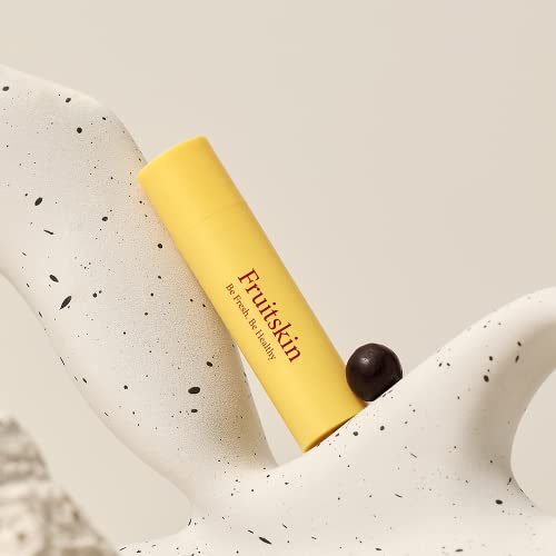 Fruitskin Fresh Fruit Lip Butter #Deep Berry (0.11Oz) | Moisturizing Tinted Lip Balm For Cracked And Chapped Lips | Nourishing Lip Care Gift | Vegan And Cruelty Free #TOP5