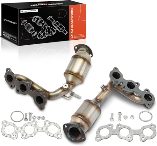 A-Premium 2-PC Exhaust Manifold Catalytic Converter Kit Compatible with Toyota Sienna 2004-2006 FWD 3.3L, Front and Rear Side, EPA Compliant