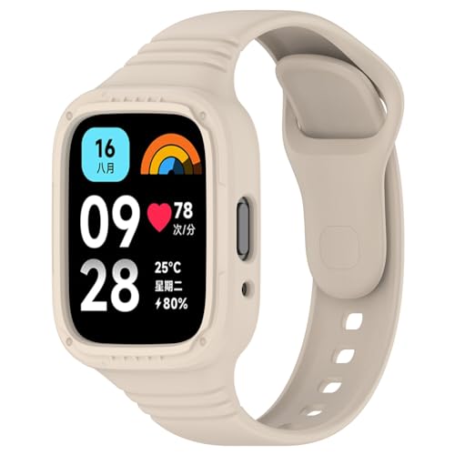 [Comtax] �V���R���o���h for Xiaomi Redmi Watch 3 Active �����p�X�g���b�v �X�|�[�c ��̌^�����x���g �_�炩�� ���߉\ (�x�[�W��)